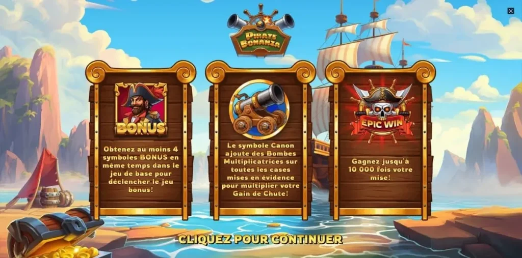 Pirate Bonzanna 2 jeu casino