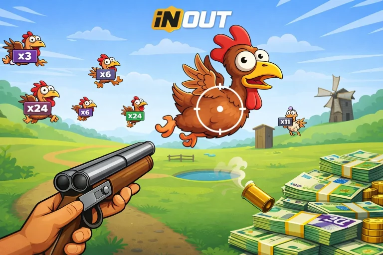 Chicken Shoot Inout Games : avis et bonus du jeu casino