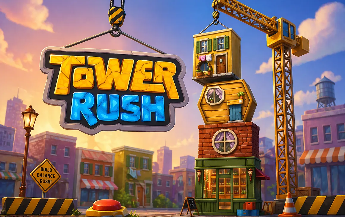 Tower Rush : jeu casino à multiplicateurs et bonus gratuits